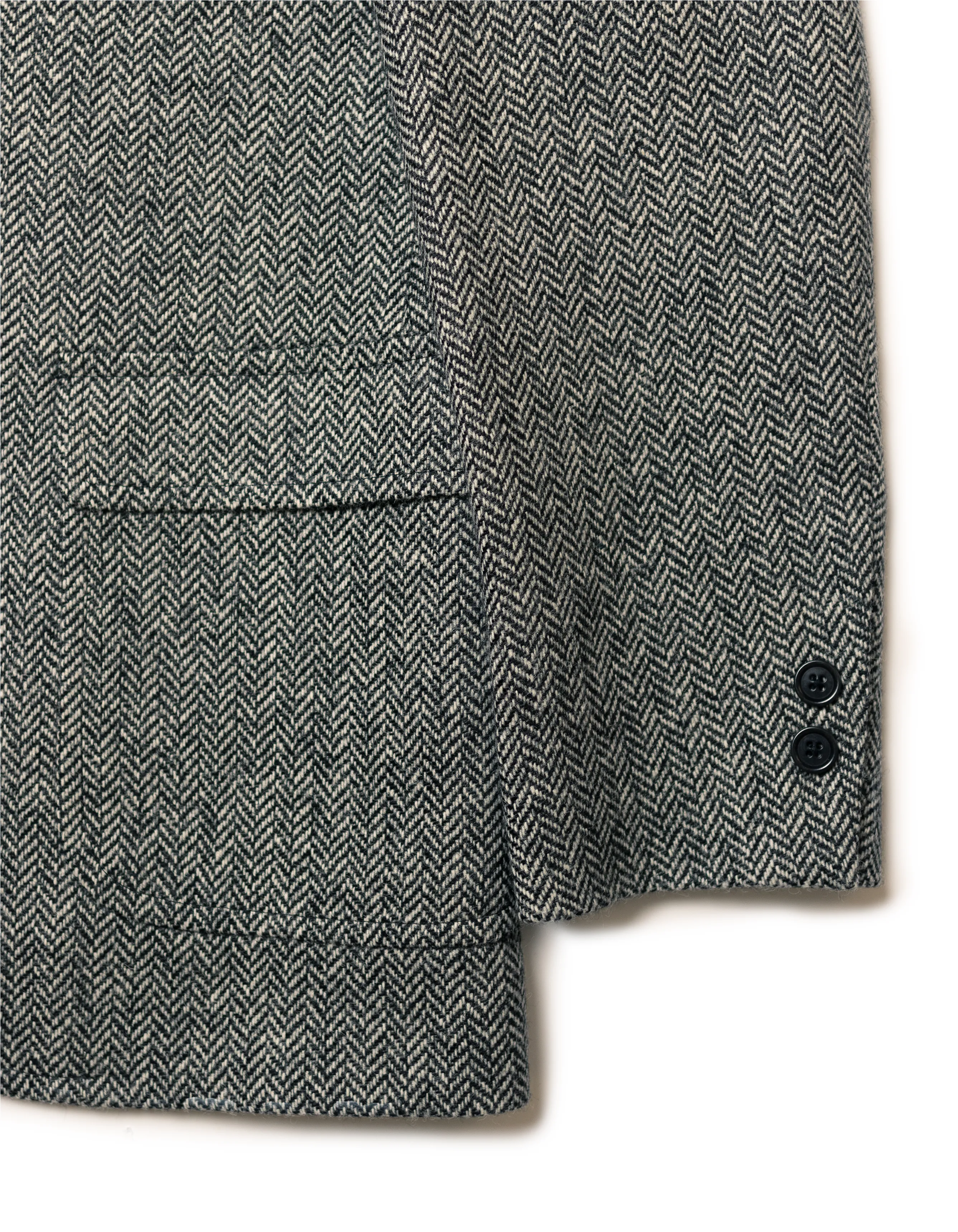 BLACK WHITE HERRINGBONE SPORT COAT sold by J. Press product image thumbnail 2