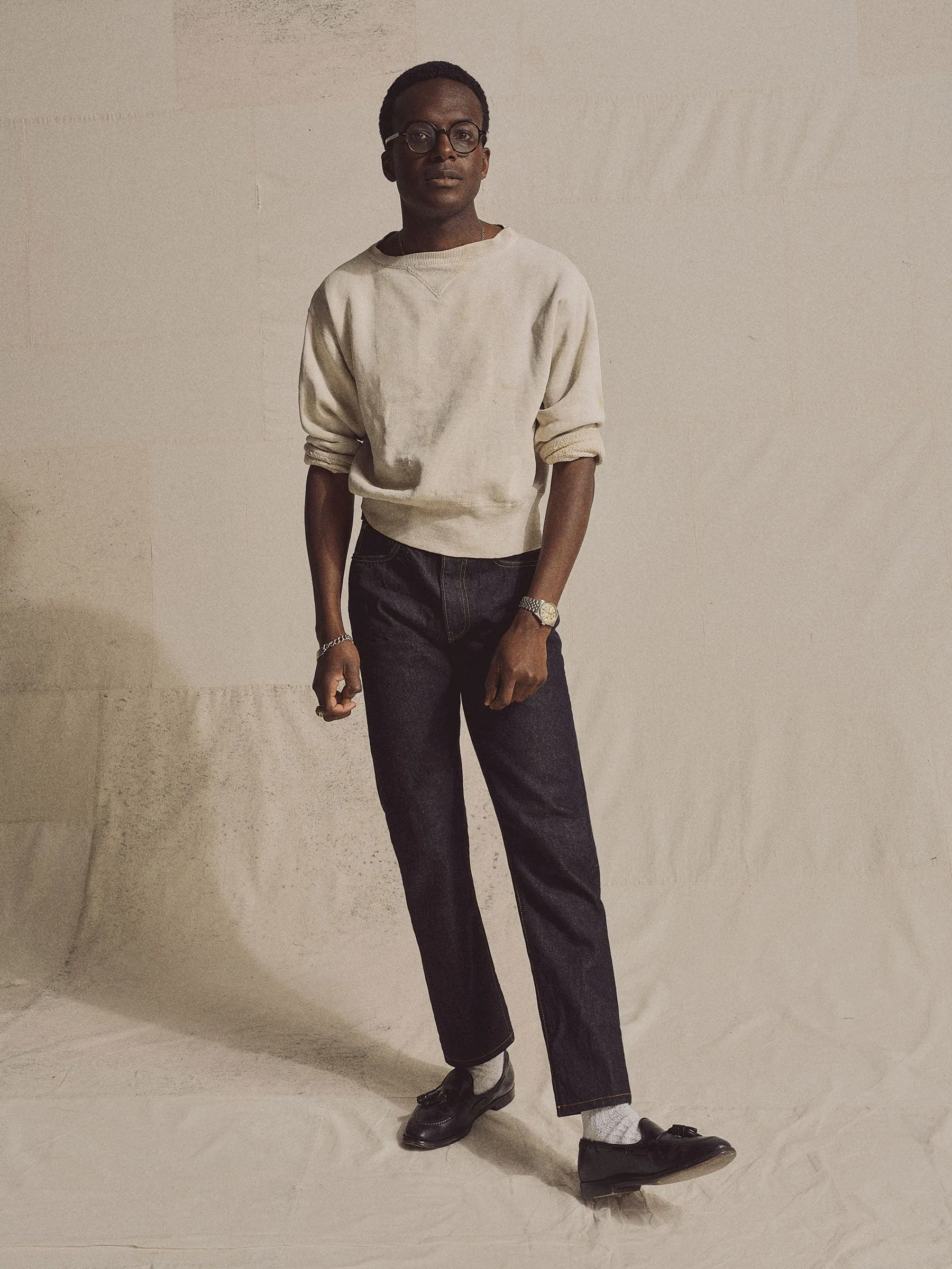 Made-in-USA Blue 5-Pocket Japanese Denim Jeans sold by J. Press product image thumbnail 2