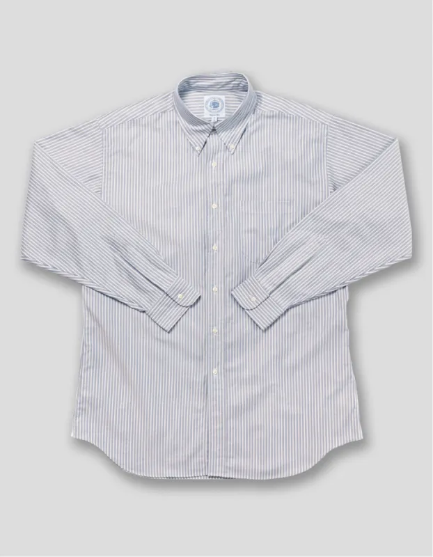 Banker Stripe Oxford Cloth Dress Shirt - Classic Fit sold by J. Press