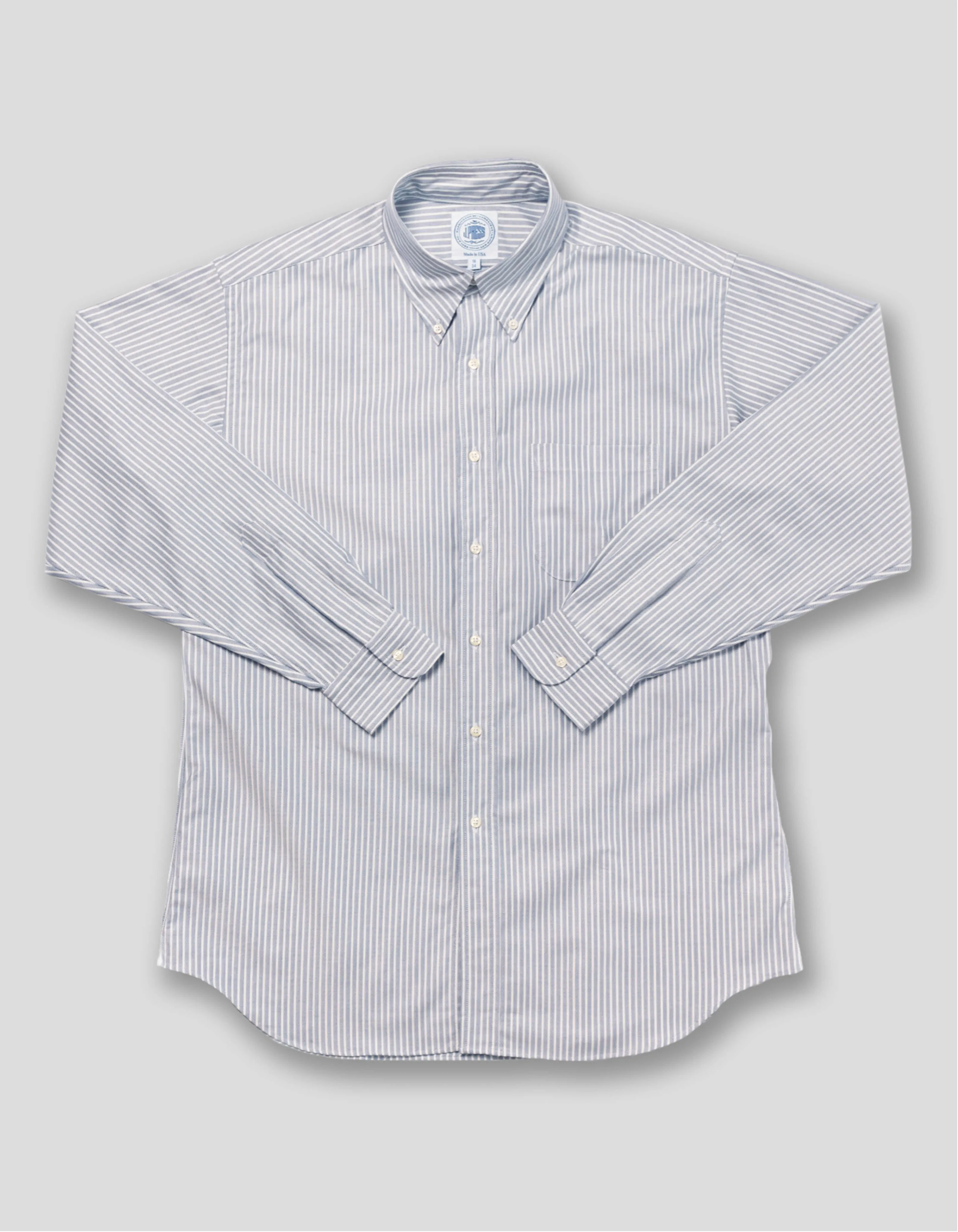 Banker Stripe Oxford Cloth Dress Shirt - Classic Fit sold by J. Press