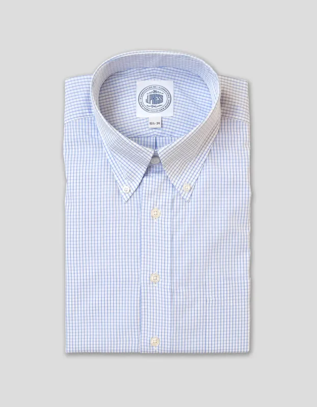 Tattersall Broadcloth Dress Shirt sold by J. Press