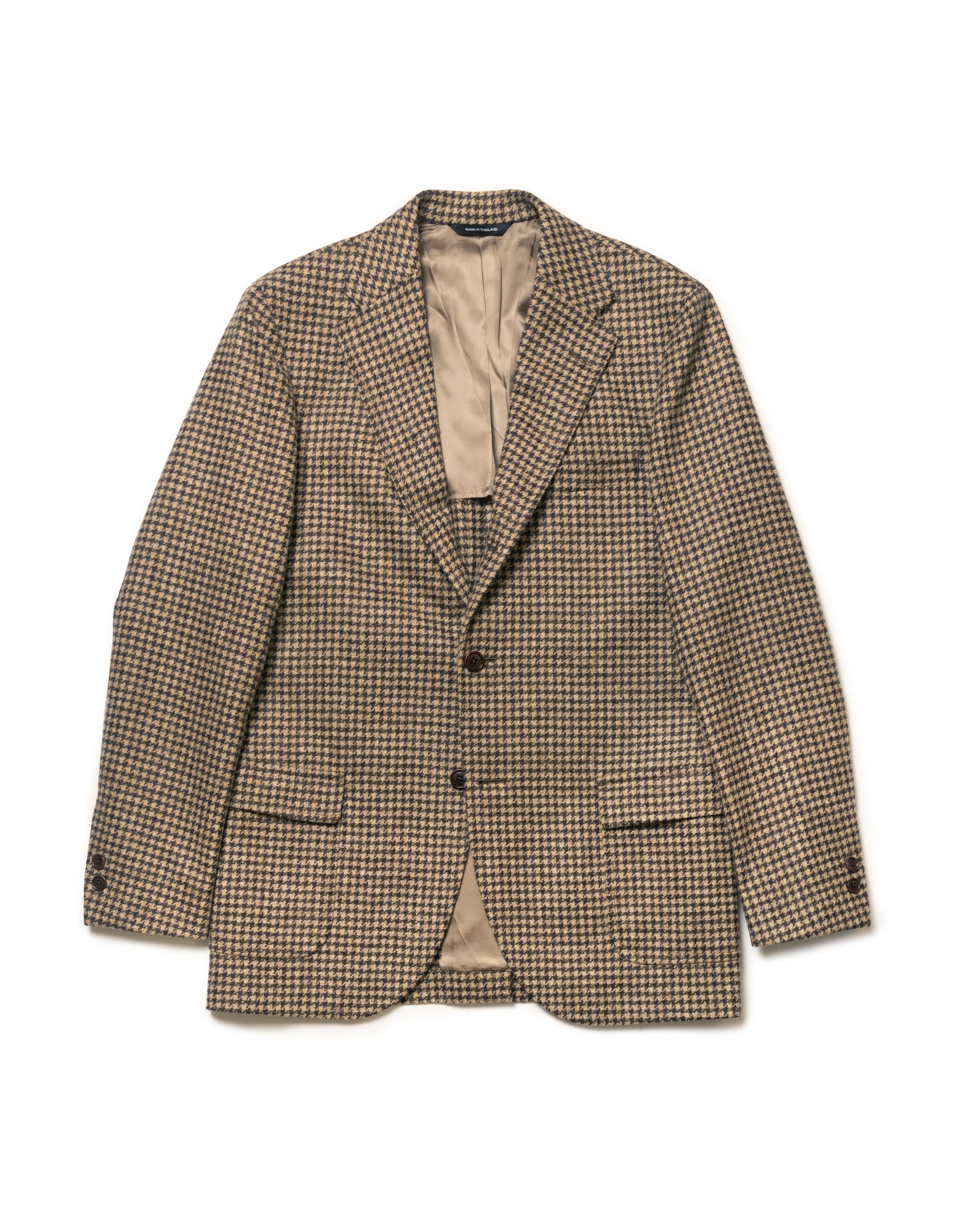 Tan & Brown Houndstooth Sport Coat - Trim Fit sold by J. Press