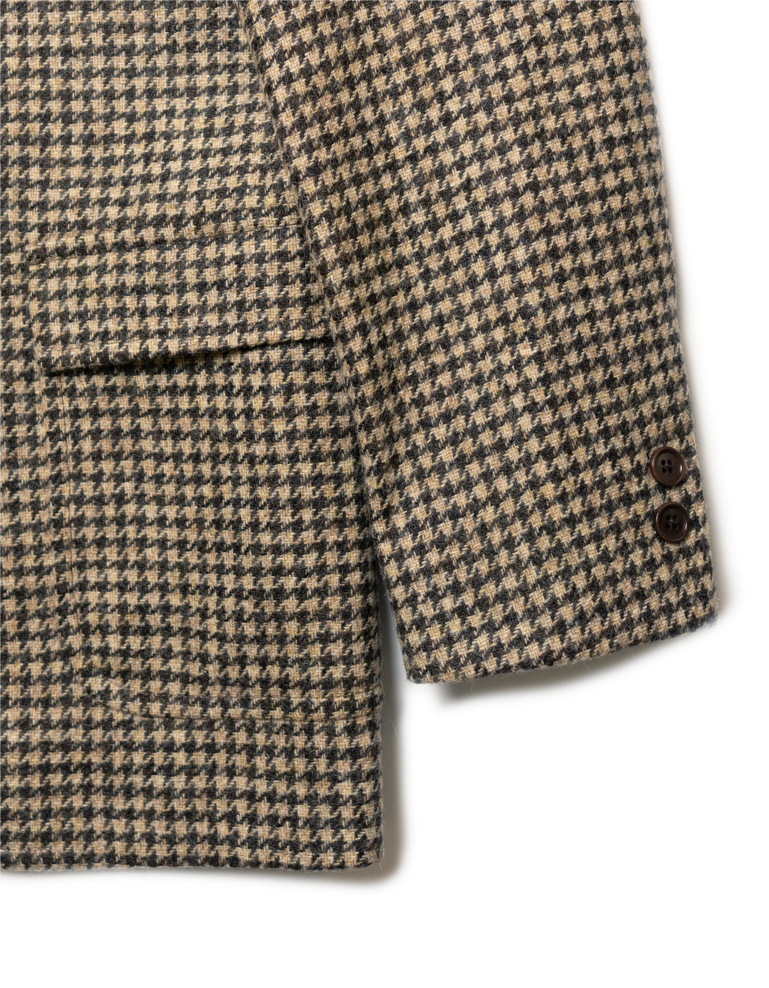 Tan & Brown Houndstooth Sport Coat - Trim Fit sold by J. Press product image thumbnail 3