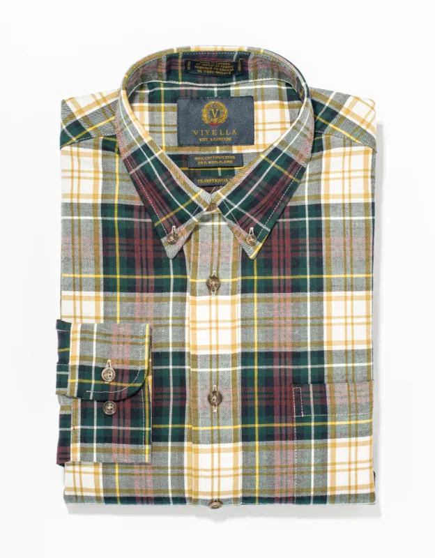 VIYELLA GREEN/RED/WHITE/YELLOW PLAID sold by J. Press