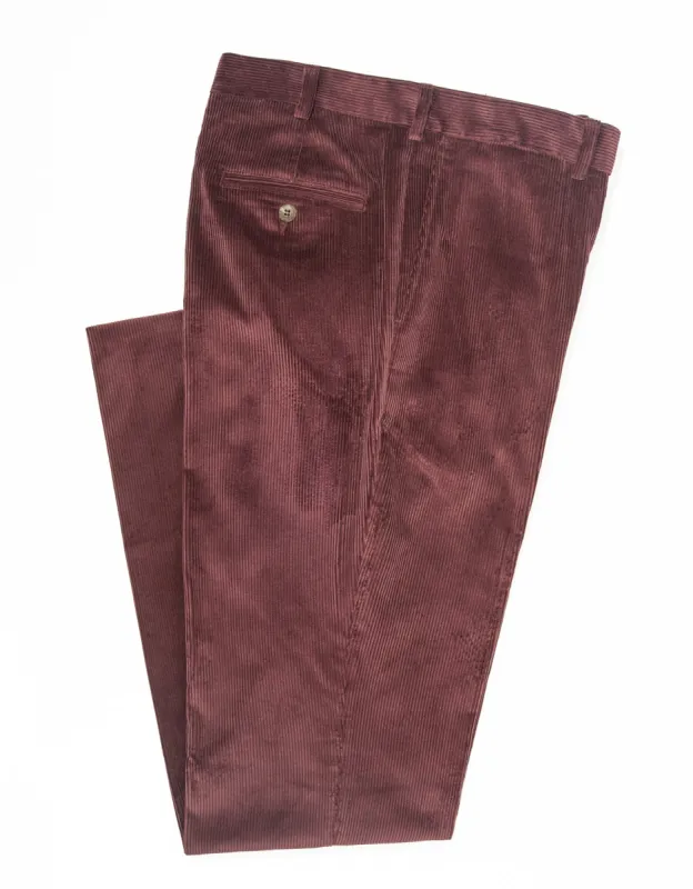 MAROON CORDUROY PANTS made by J. Press