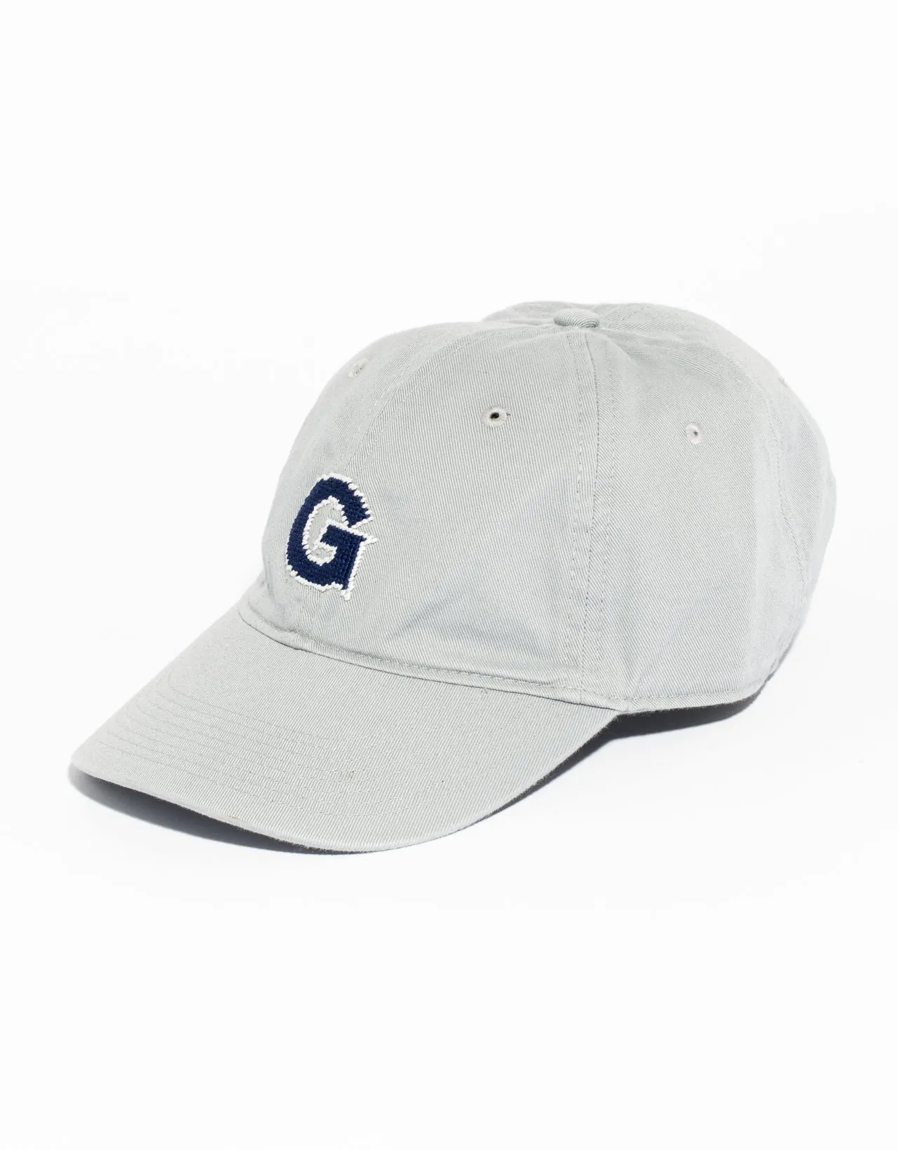 Georgetown University Grey Needlepoint Hat sold by J. Press