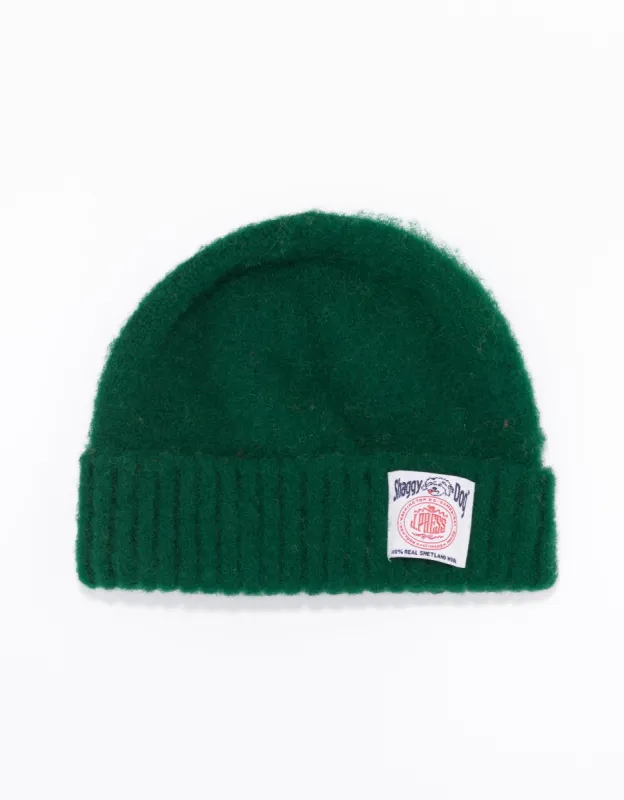 SHAGGY DOG CUFFED HAT - TARTAN GREEN sold by J. Press