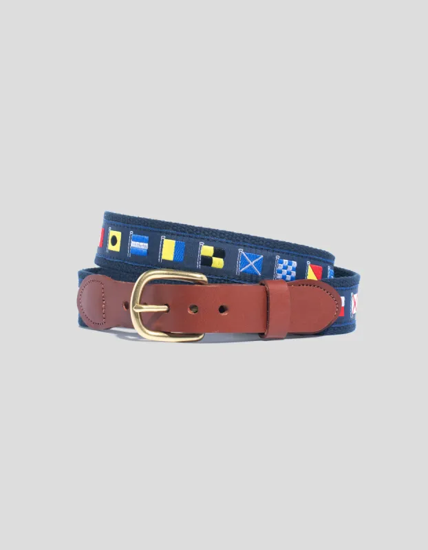 CODE FLAG BELT sold by J. Press