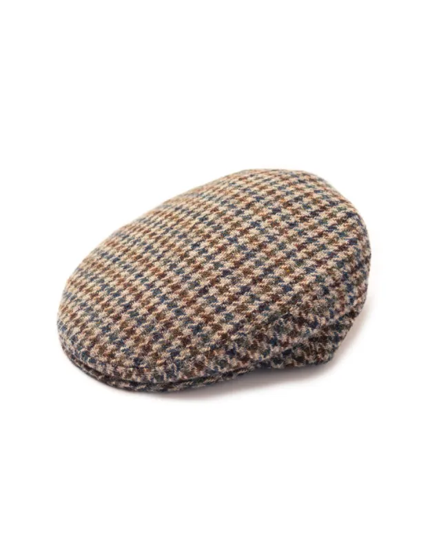 HARRIS TWEED IVY CAP - HOUNDSCHECK sold by J. Press