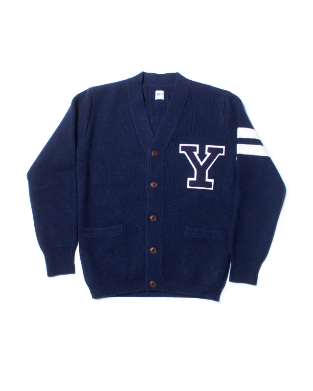 Yale Wool Varsity Cardigan sold by J. Press