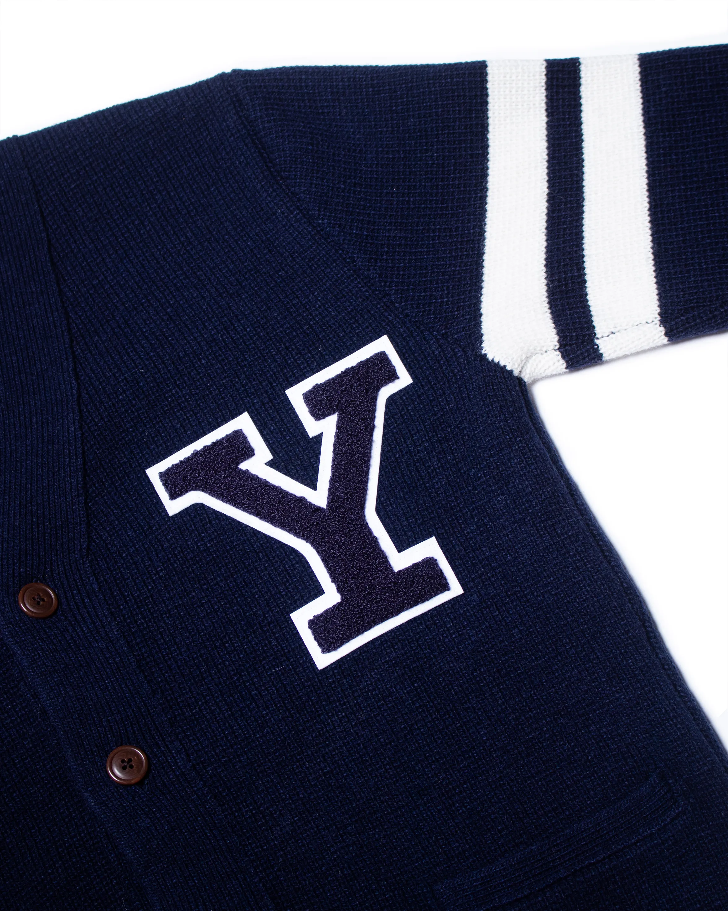 Yale Wool Varsity Cardigan sold by J. Press product image thumbnail 3