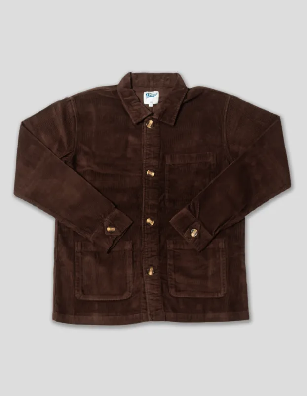 CORDUROY CHORE COAT - BROWN sold by J. Press
