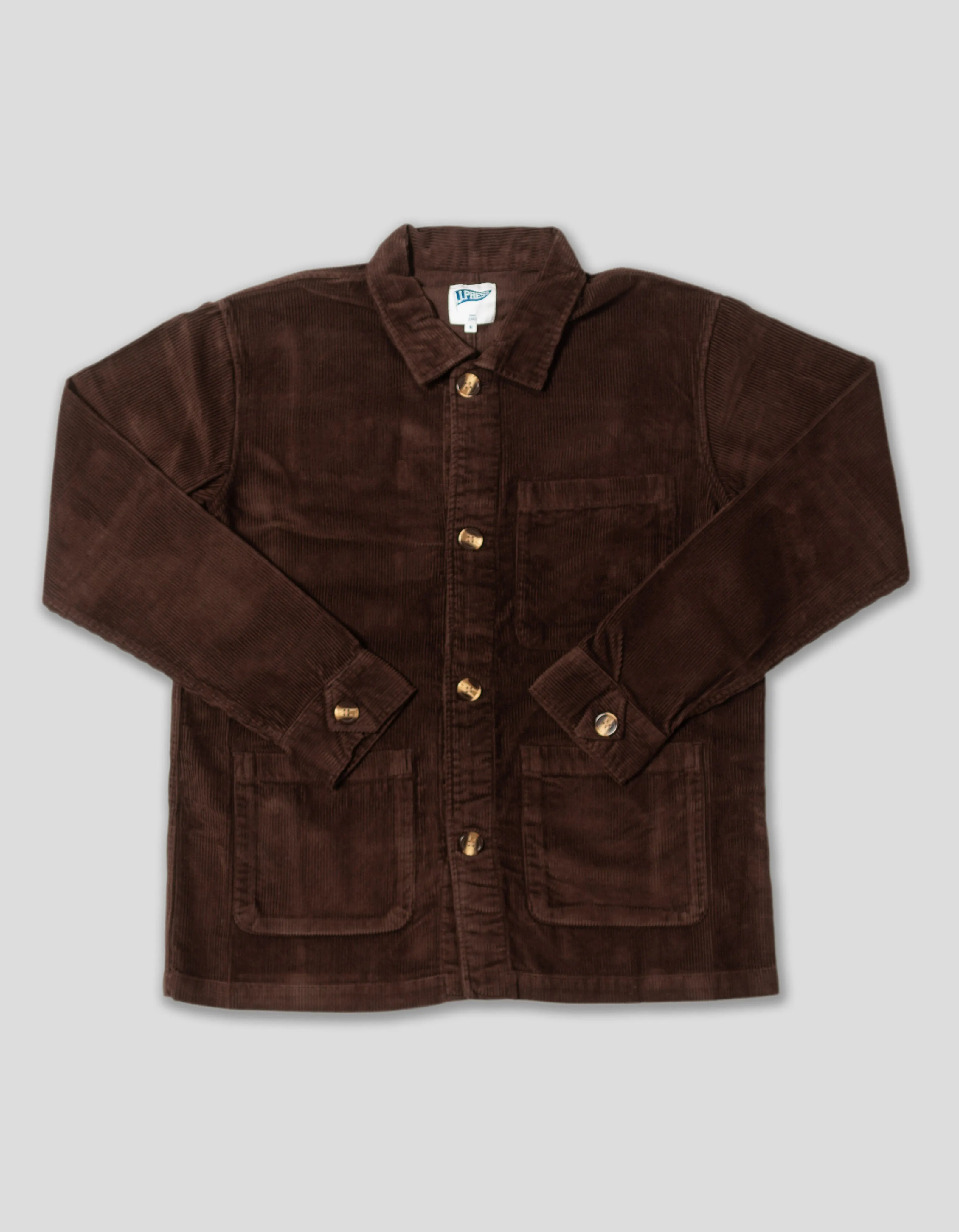 Brown Corduroy Chore Coat - Trim Fit sold by J. Press
