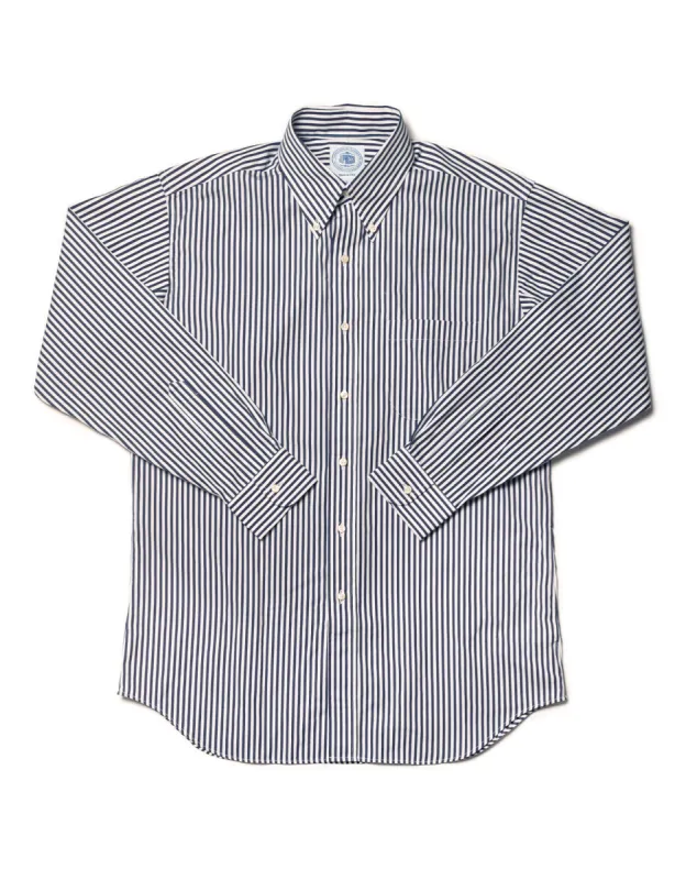 NAVY BOLD STRIPE SPORT SHIRT sold by J. Press