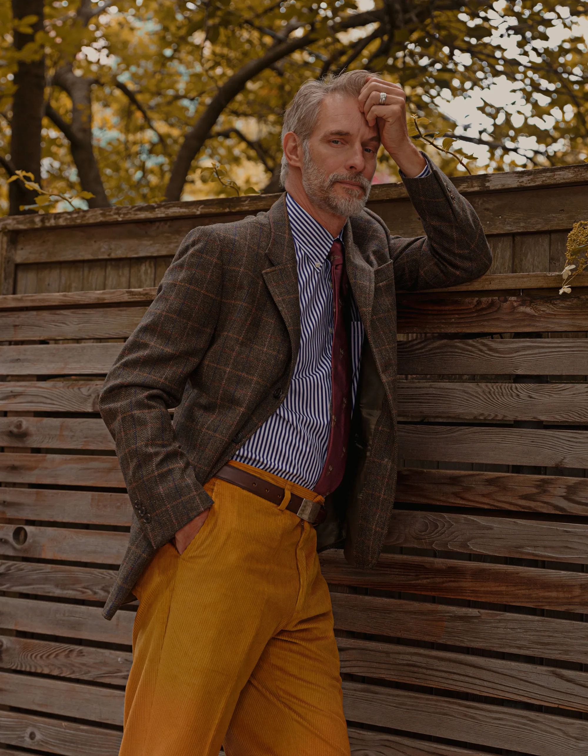 NAVY BOLD STRIPE SPORT SHIRT sold by J. Press product image thumbnail 2