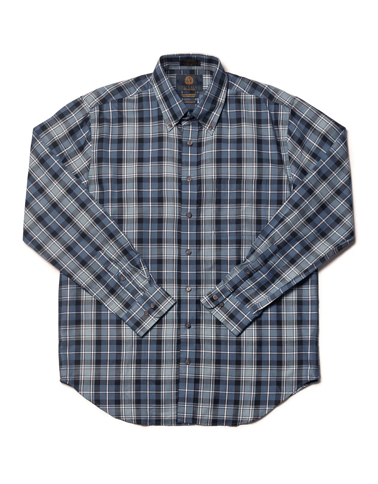 VIYELLA - BLUE/LIGHTBLUE/WHITE sold by J. Press