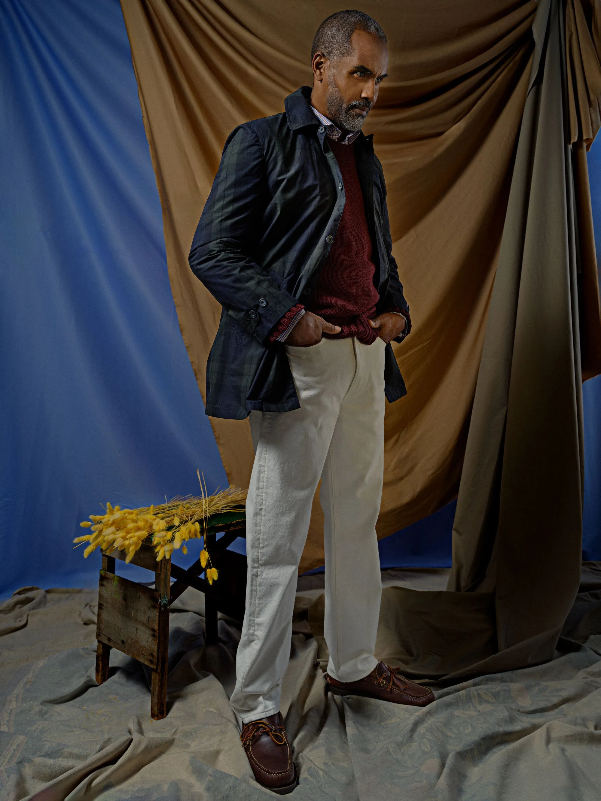 Made-in-England Blackwatch Tartan Mayfair Rain Coat sold by J. Press product image thumbnail 2