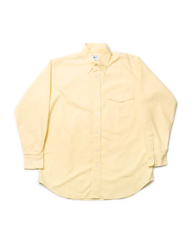 Yellow Zephyr Oxford Shirt - Trim Fit sold by J. Press