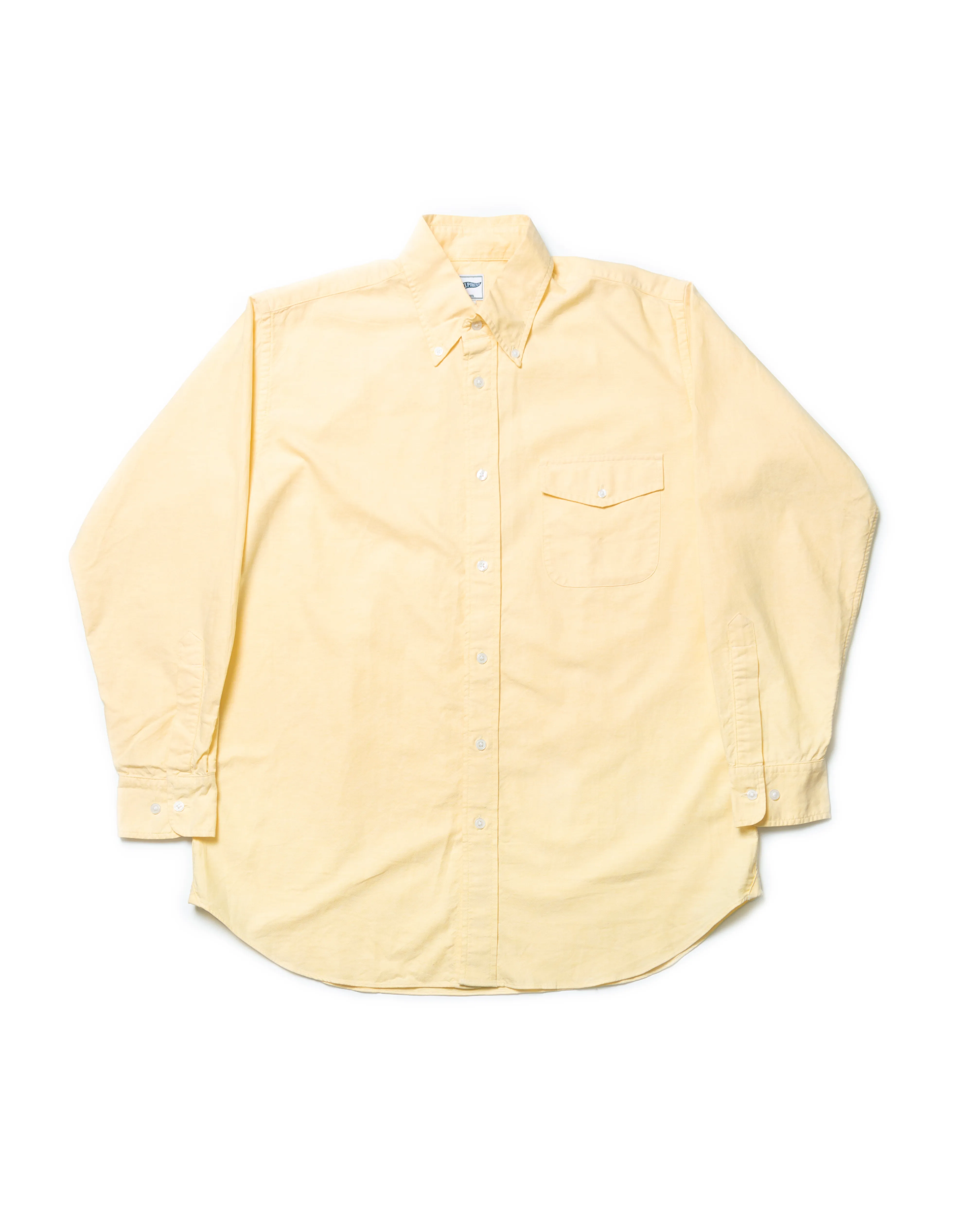 Yellow Zephyr Oxford Shirt - Trim Fit sold by J. Press