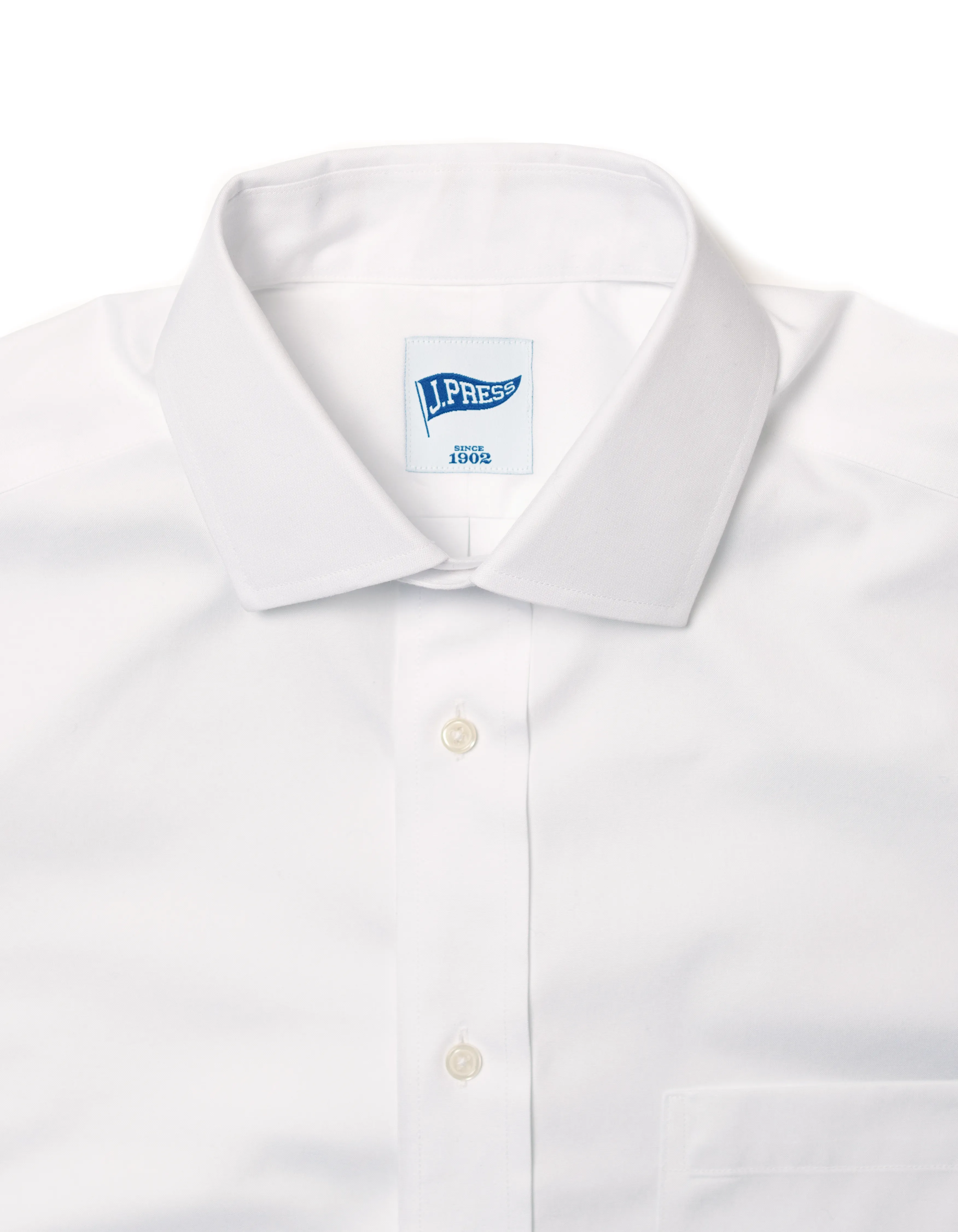 TRIM FIT PINPOINT OXFORD SPREAD COLLAR SHIRT sold by J. Press product image thumbnail 2