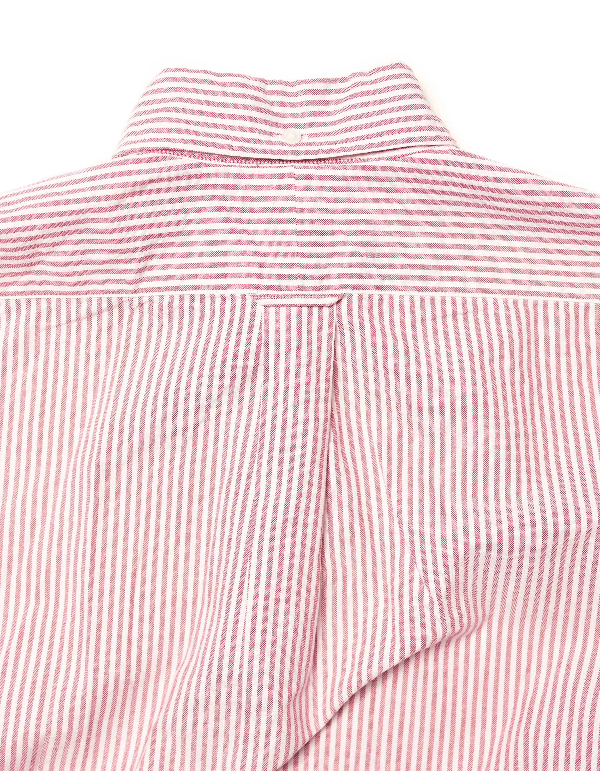 RED STRIPE ZEPHYR OXFORD SHIRT sold by J. Press product image thumbnail 3