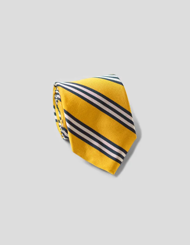 Triple Stripe Silk Repp Tie sold by J. Press