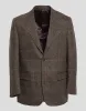 BROWN HERRINGBONE W/MULTI PANES SPORT COAT sold by J. Press