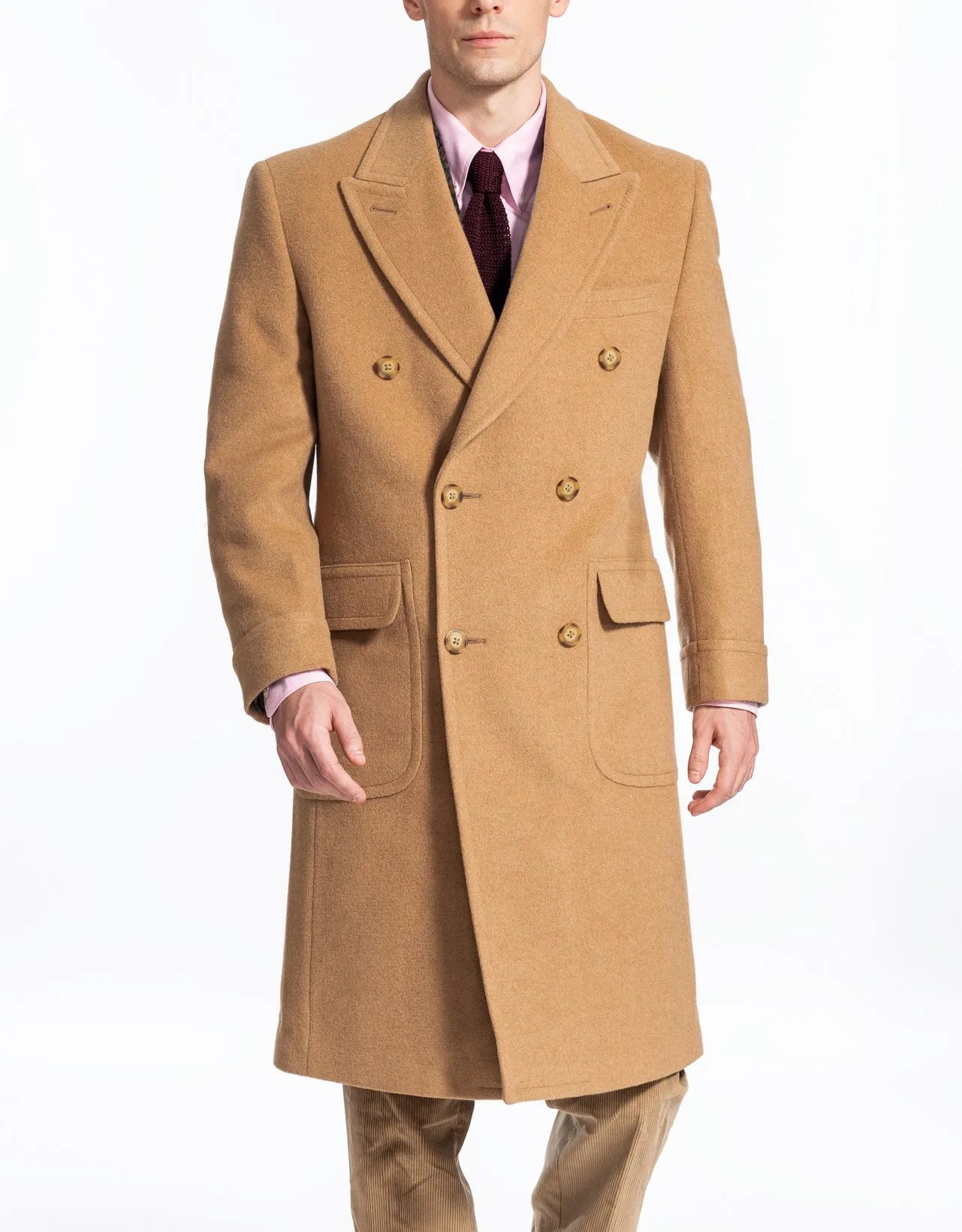 Made-in-USA Camelhair Polo Coat sold by J. Press