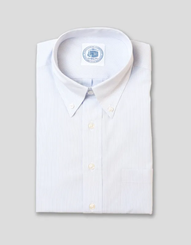 Hairline Stripe Dress Shirt - Relaxed Fit sold by J. Press