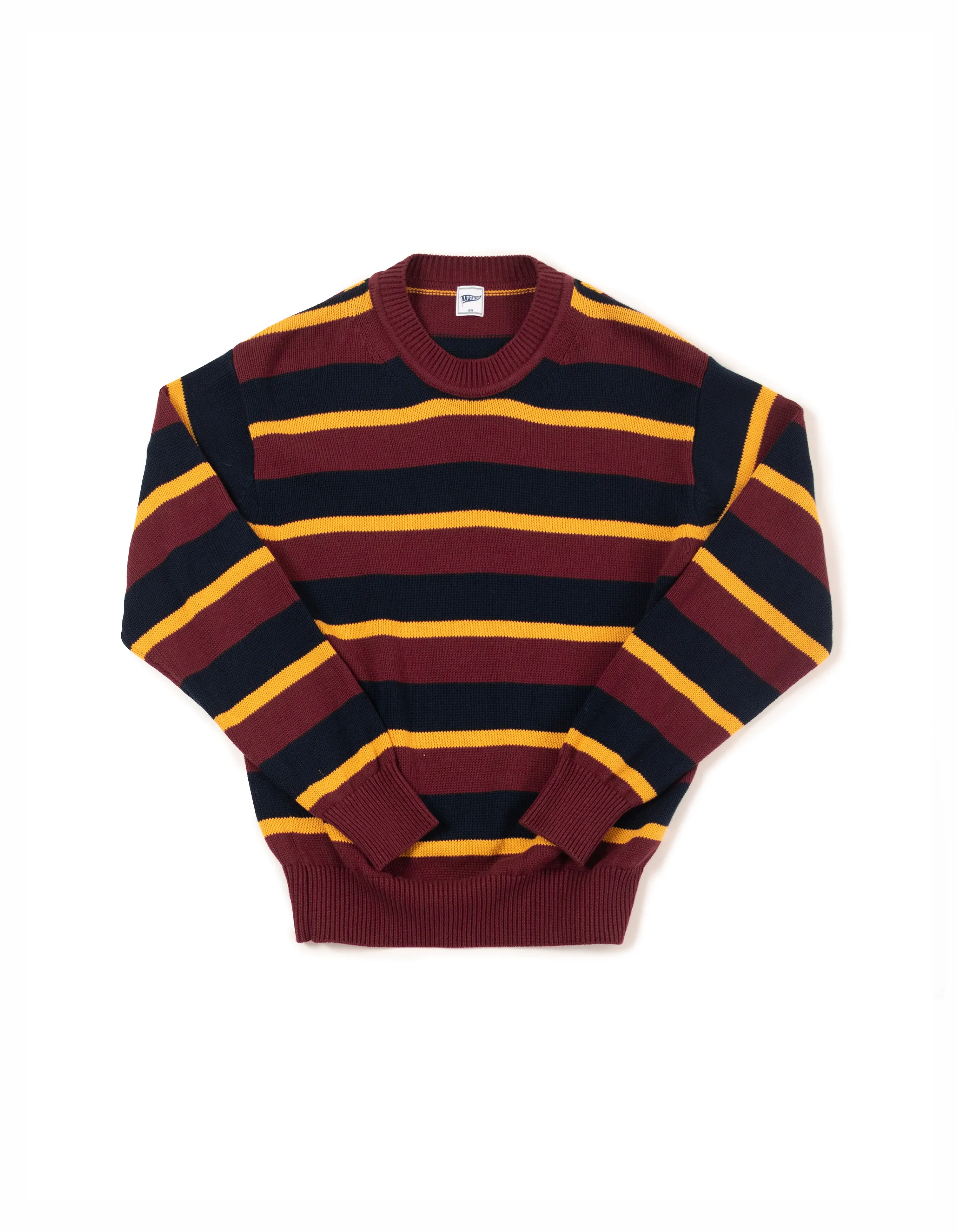 Striped Cotton Crewneck Sweater sold by J. Press