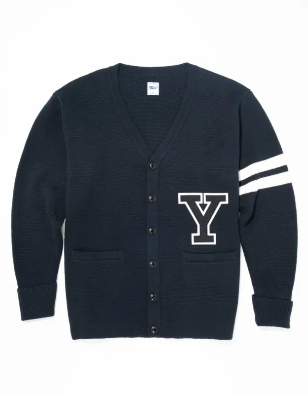 Yale Varsity-Style Cotton Cardigan sold by J. Press