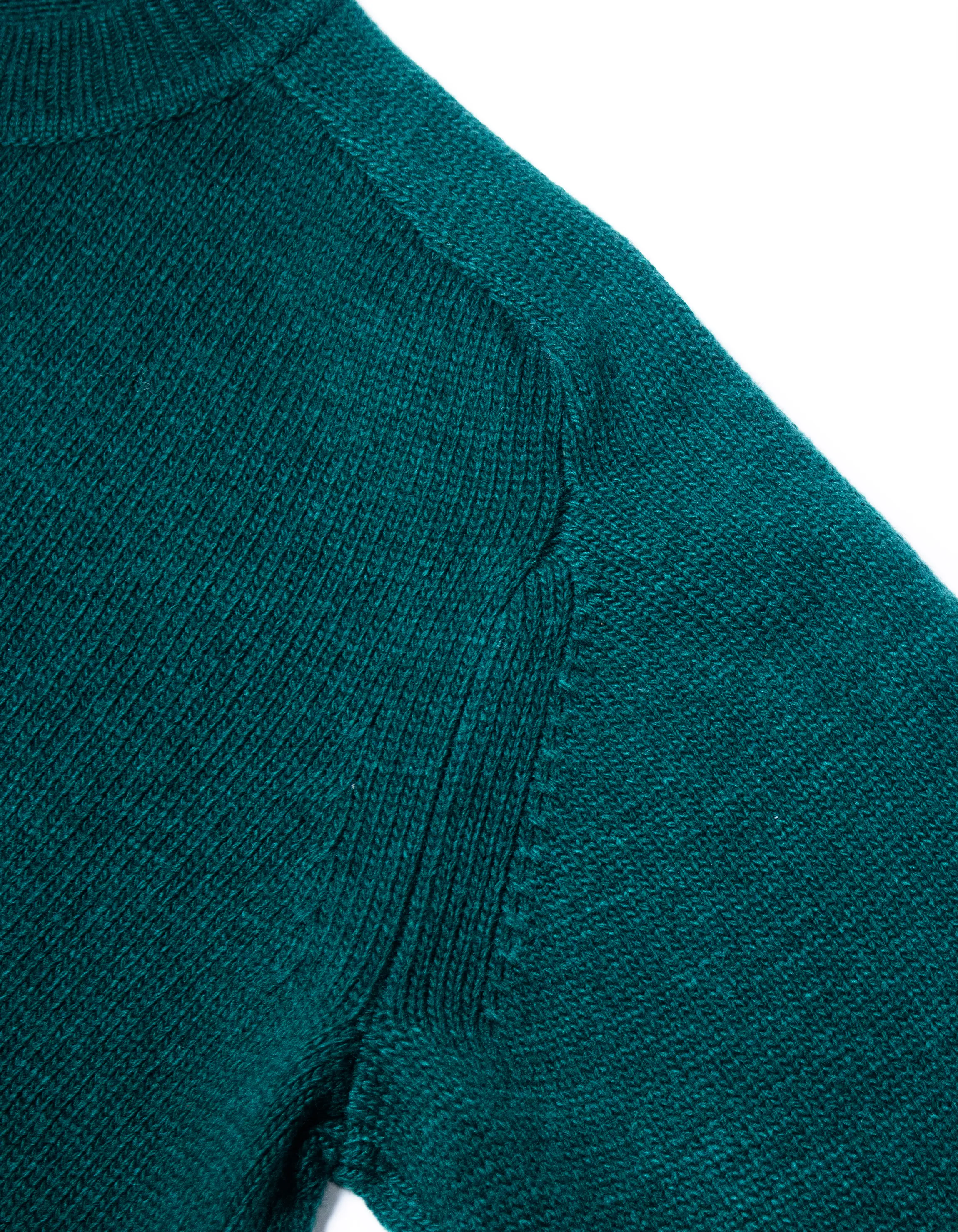 Green Wool Crewneck Sweater - Trim Fit sold by J. Press product image thumbnail 3