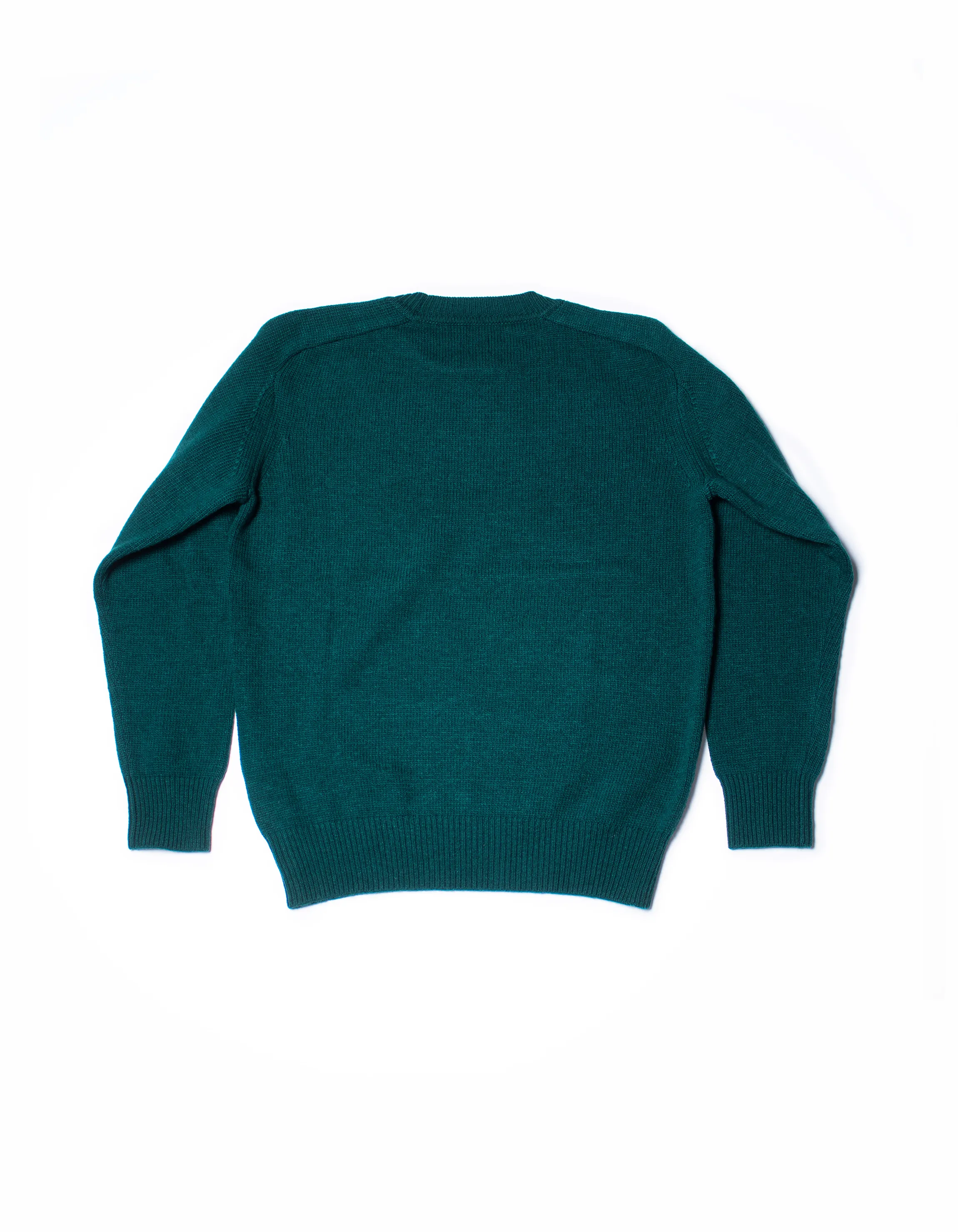 Green Wool Crewneck Sweater - Trim Fit sold by J. Press product image thumbnail 2