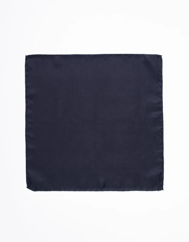 POCKET SQUARE - NAVY sold by J. Press