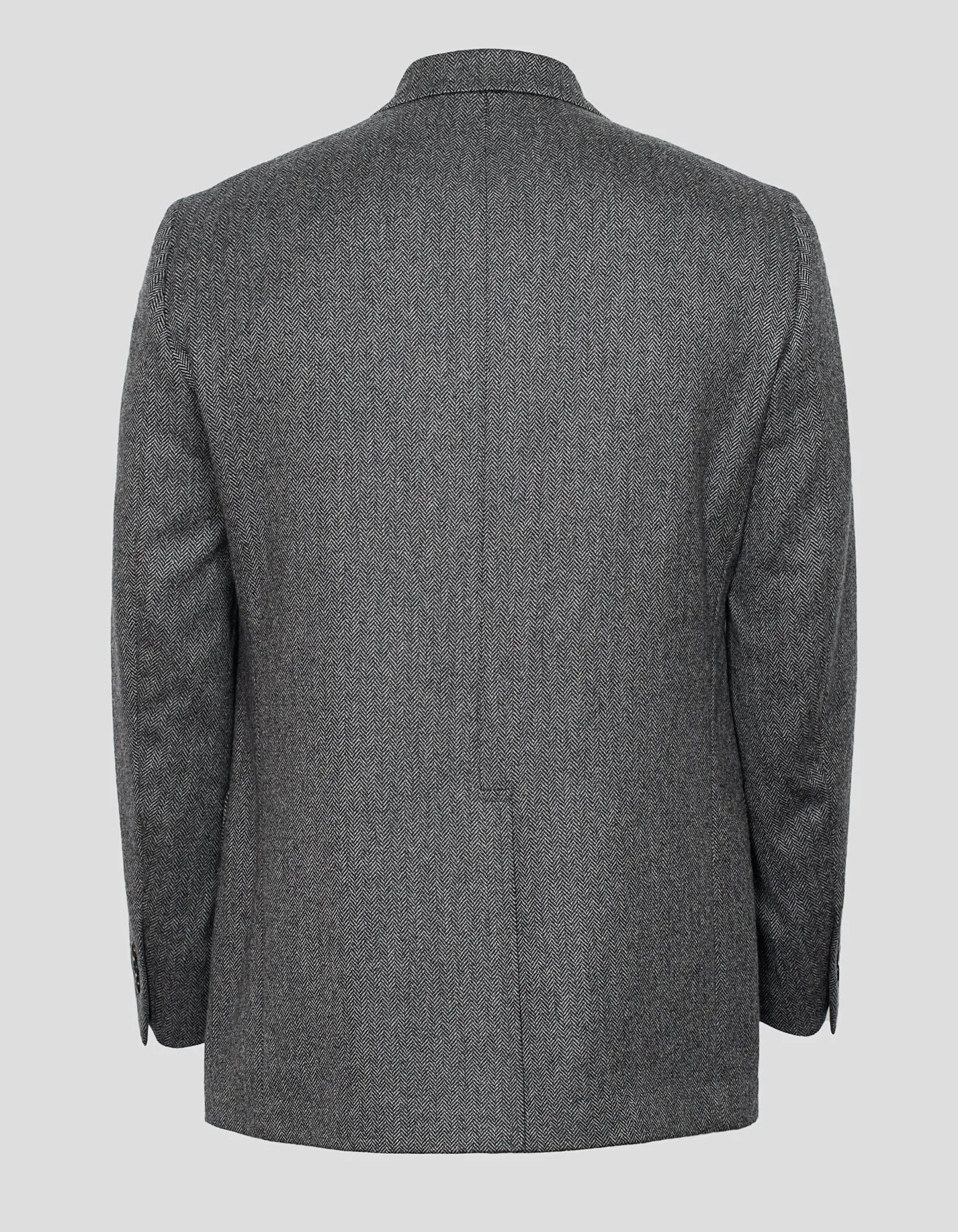 Made-in-Canada Grey Herringbone Cashmere Sport Coat sold by J. Press product image thumbnail 2