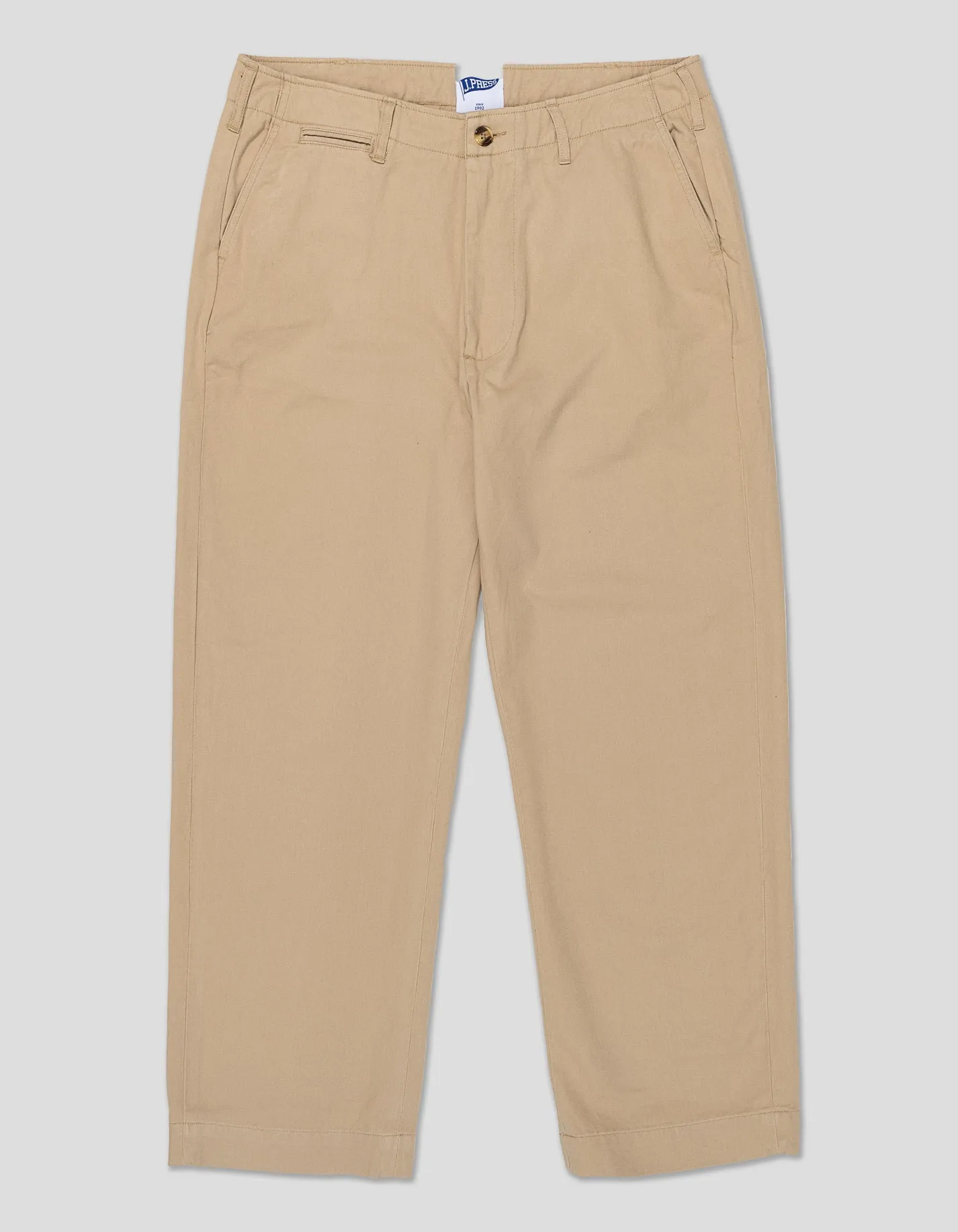 Cotton Chino Boxy Fit Trouser sold by J. Press