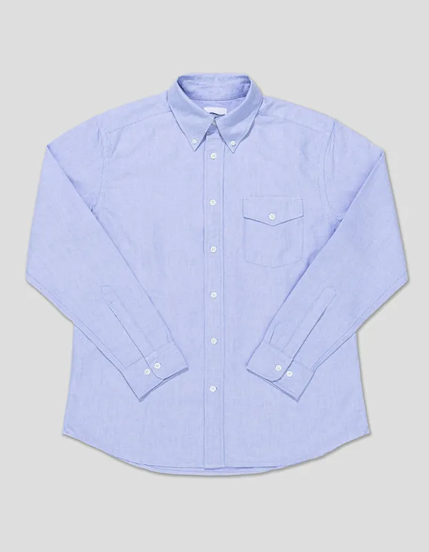 Enzyme-Wash Oxford Shirt - Flap Pocket sold by J. Press