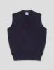 LAMBSWOOL V NECK VEST - NAVY sold by J. Press