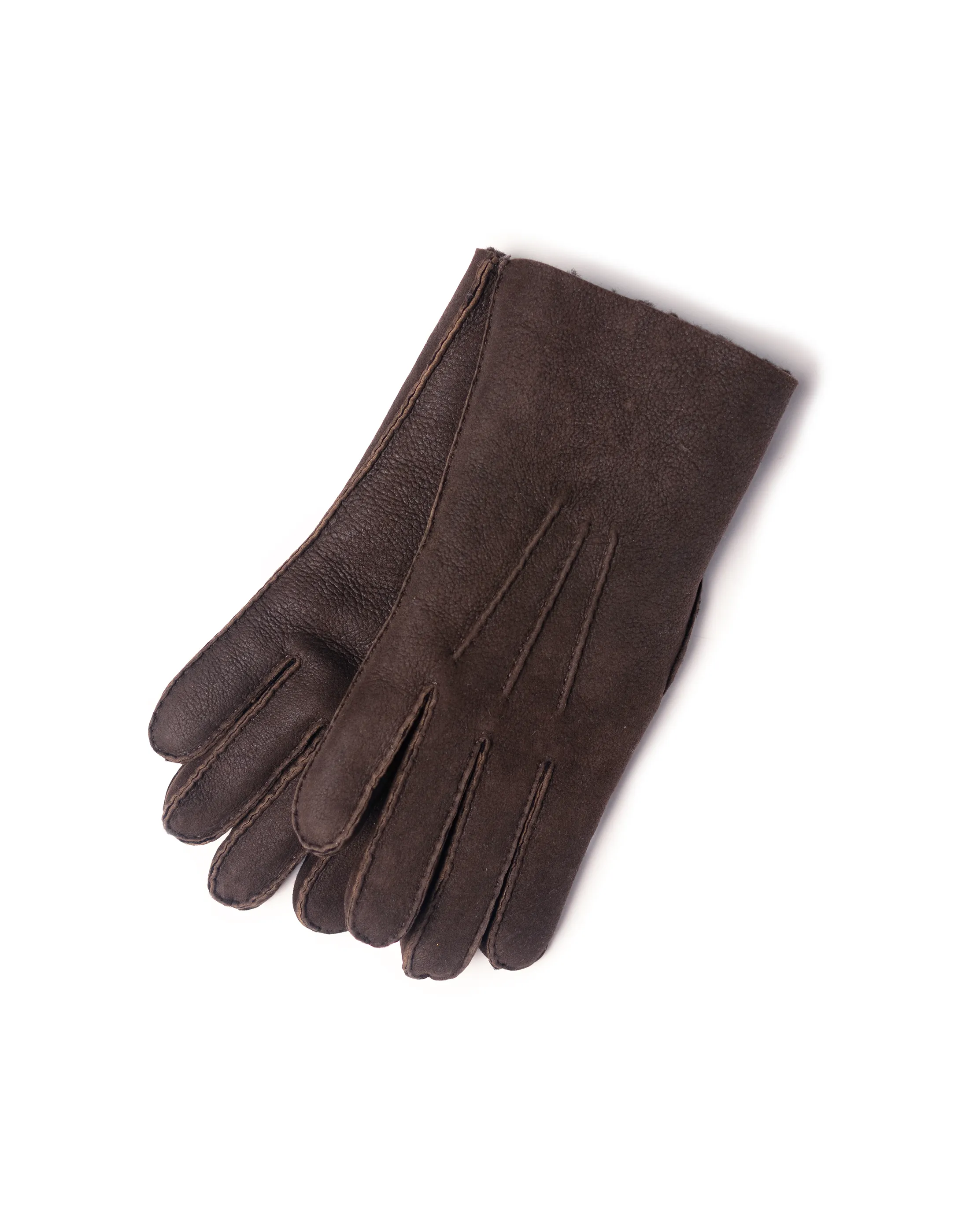 SHEARLING GLOVES - BROWN sold by J. Press