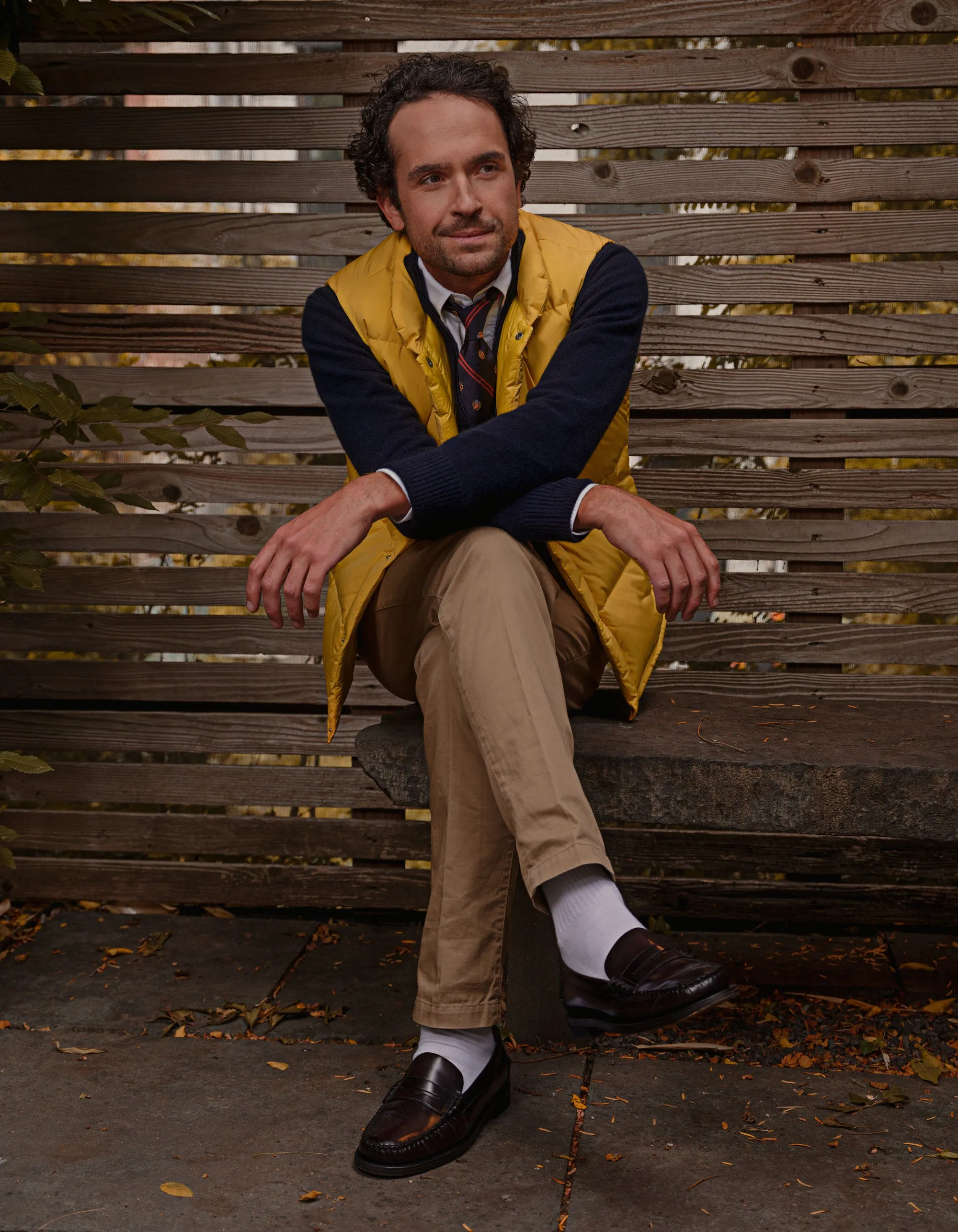 Navy Cashmere Full-Zip Cardigan Sweater - Trim Fit sold by J. Press product image thumbnail 2