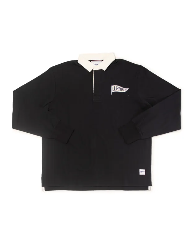 Trim Fit J. Press Pennant Rugby Shirt sold by J. Press