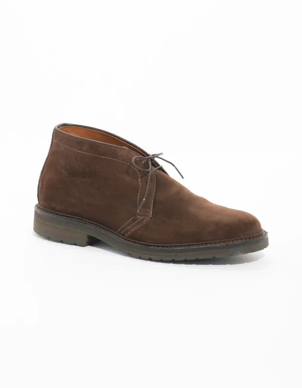 Made-in-America Mocha Suede Lug Sole Chukka Boot sold by J. Press