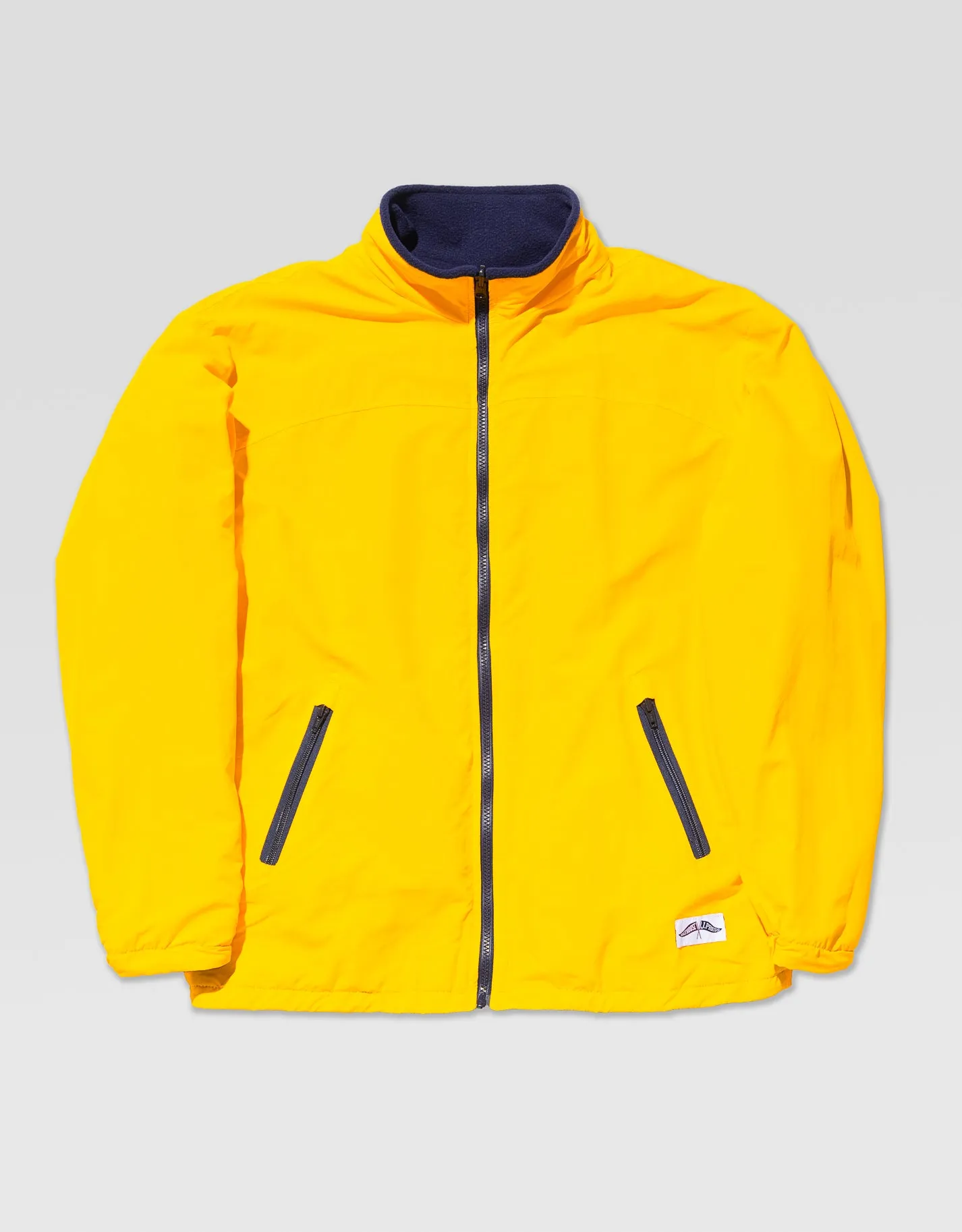 J.PRESS x BOATHOUSE SCULL REVERSIBLE JACKET - GOLD/NAVY sold by J. Press