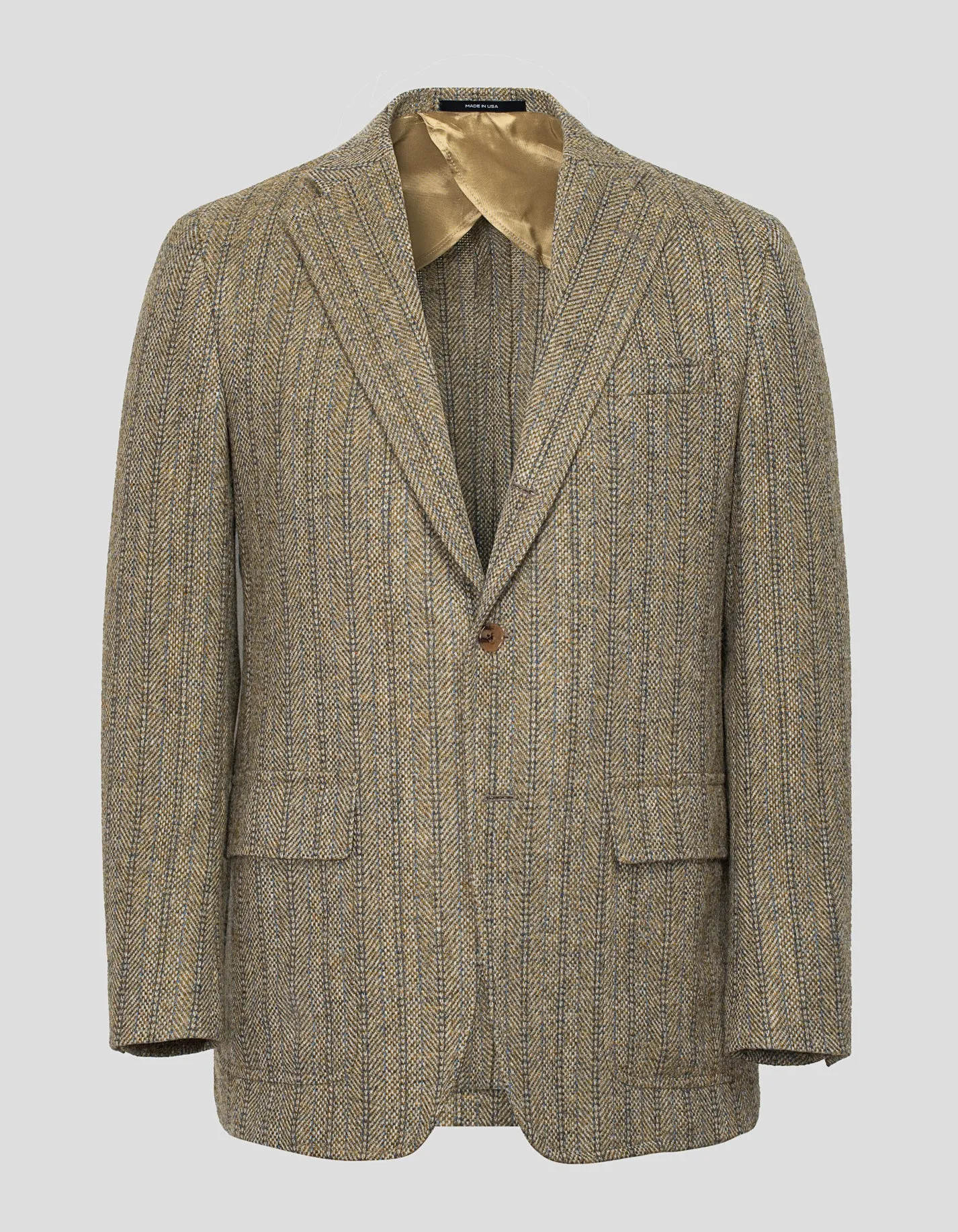 Made-in-USA Magee Donegal Mist Tan Barley Bone Sport Coat sold by J. Press