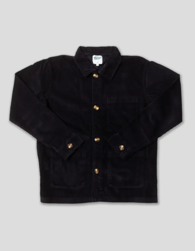 Navy Corduroy Chore Coat - Trim Fit sold by J. Press