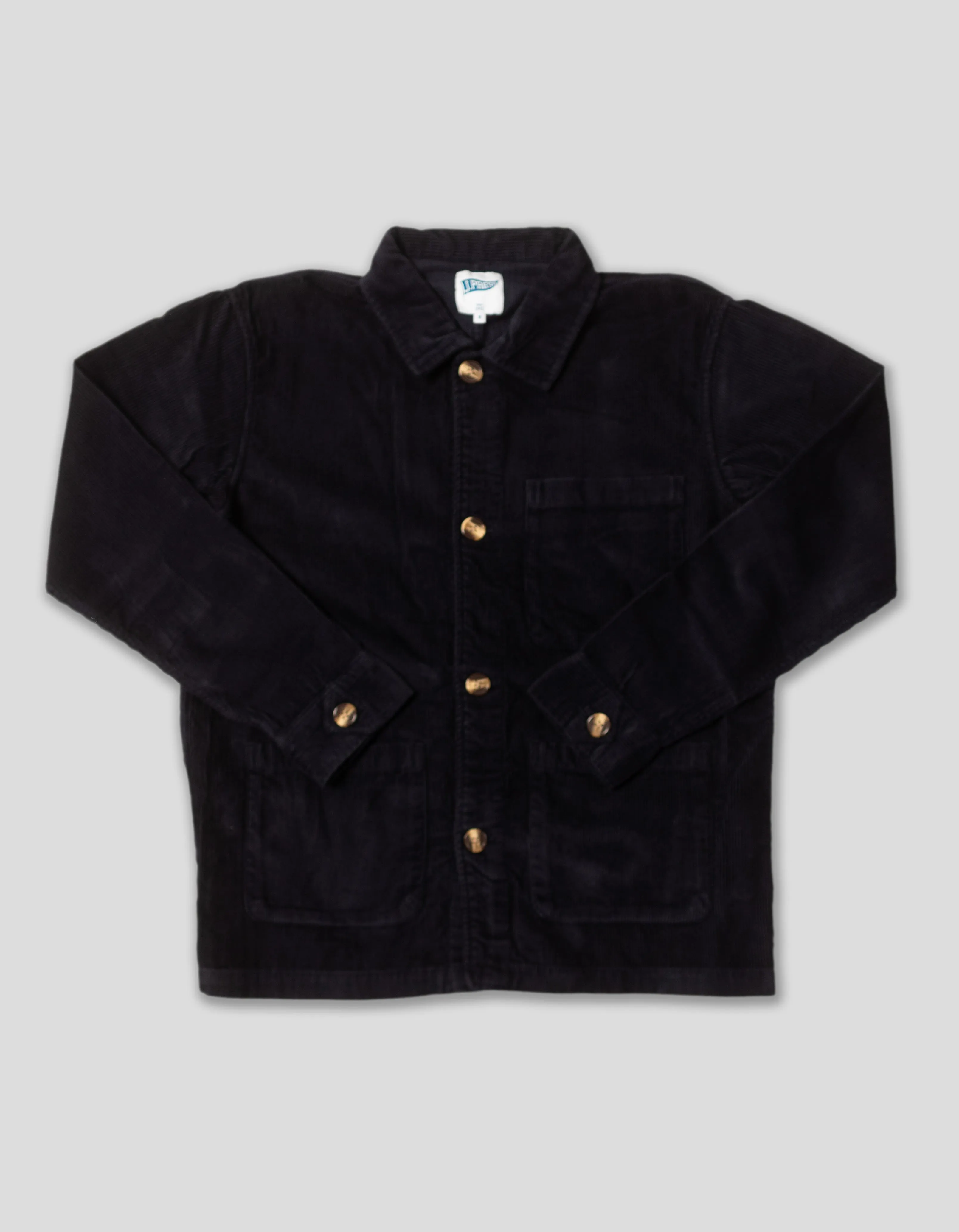 Navy Corduroy Chore Coat - Trim Fit sold by J. Press