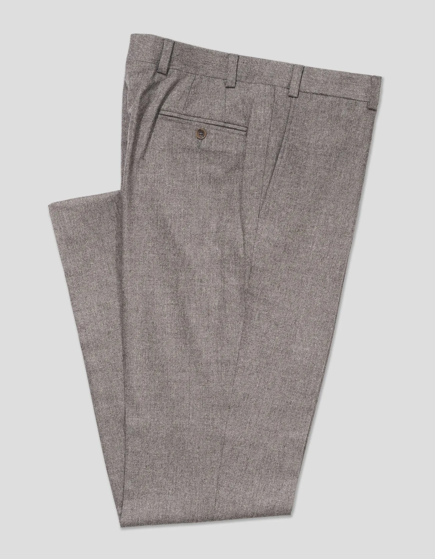 TAN TIC WEAVE TROUSERS - CLASSIC FIT sold by J. Press