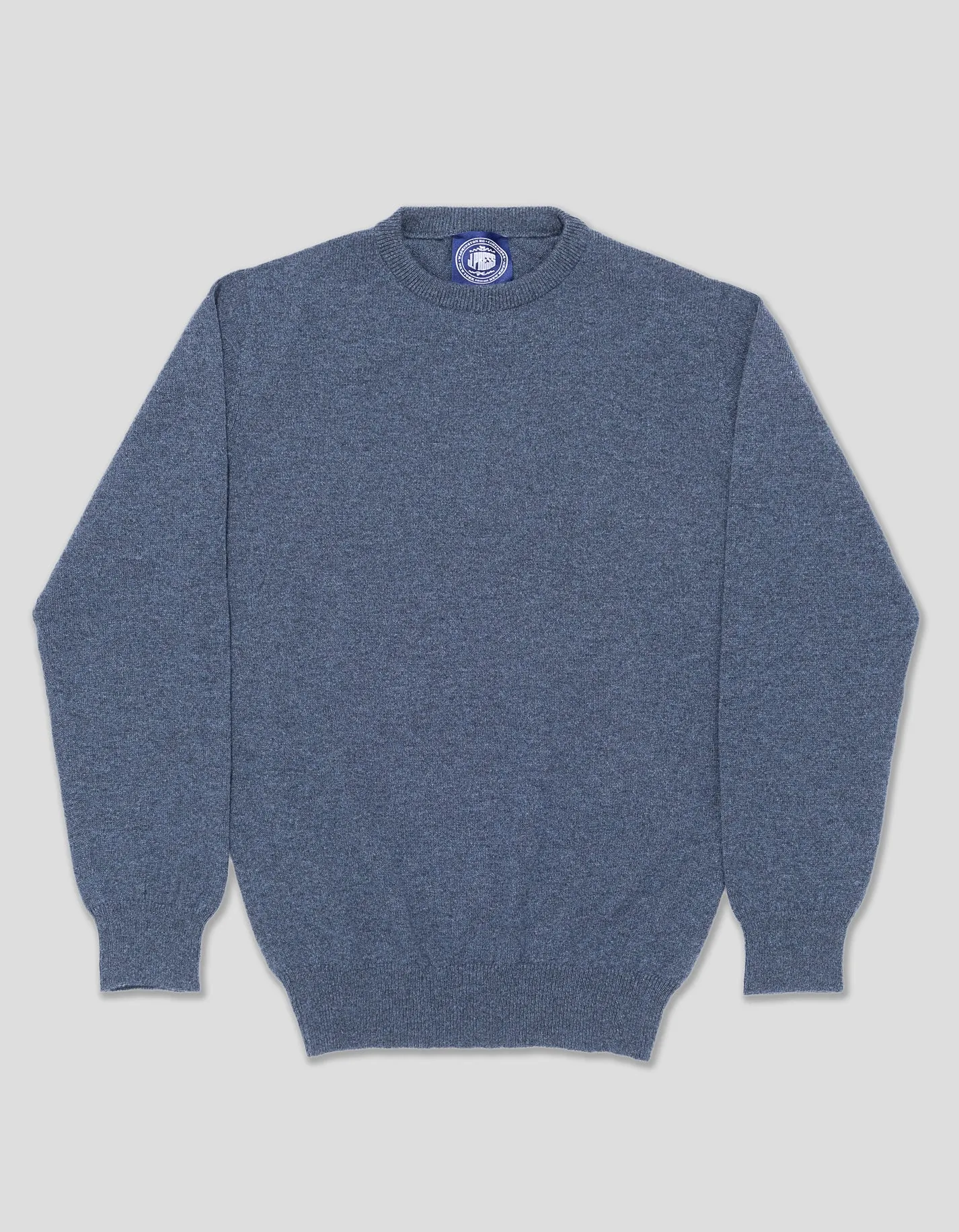 BLUE MARL CASHMERE CREW NECK SWEATER sold by J. Press