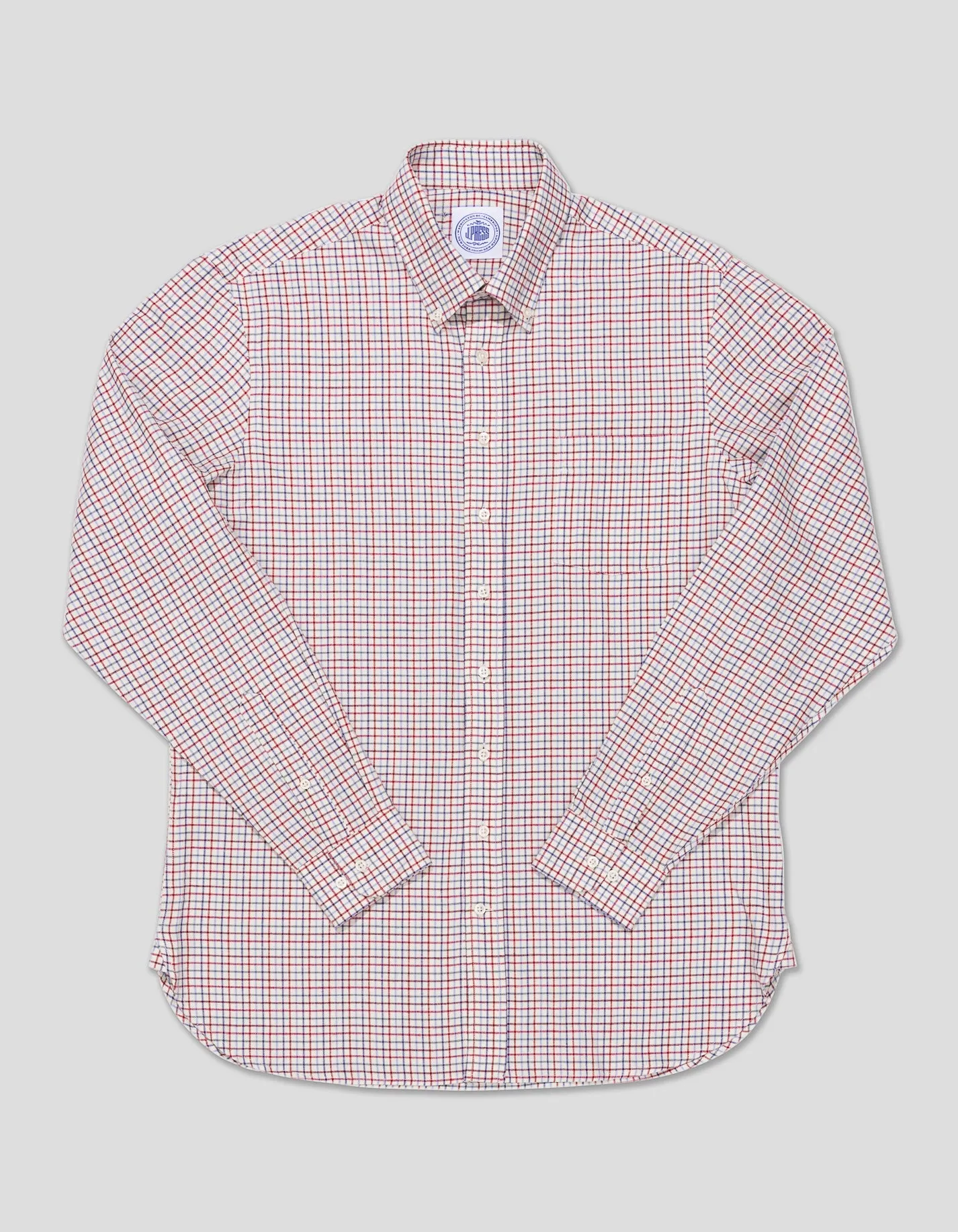 RED/NAVY/LIGHT BLUE TATTERSALL SPORT SHIRT sold by J. Press