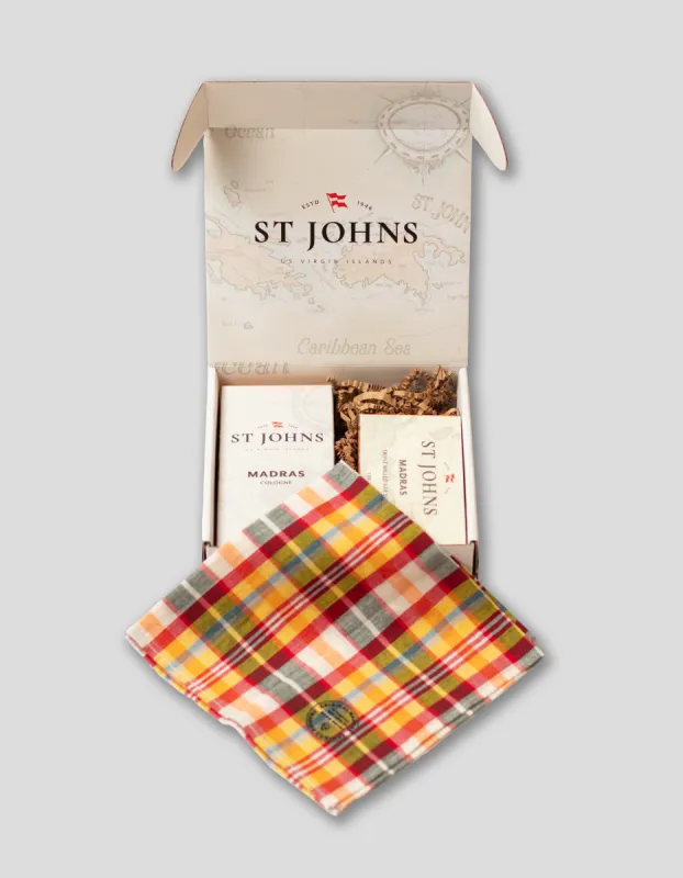 St Johns Madras Gift Set made by J. Press